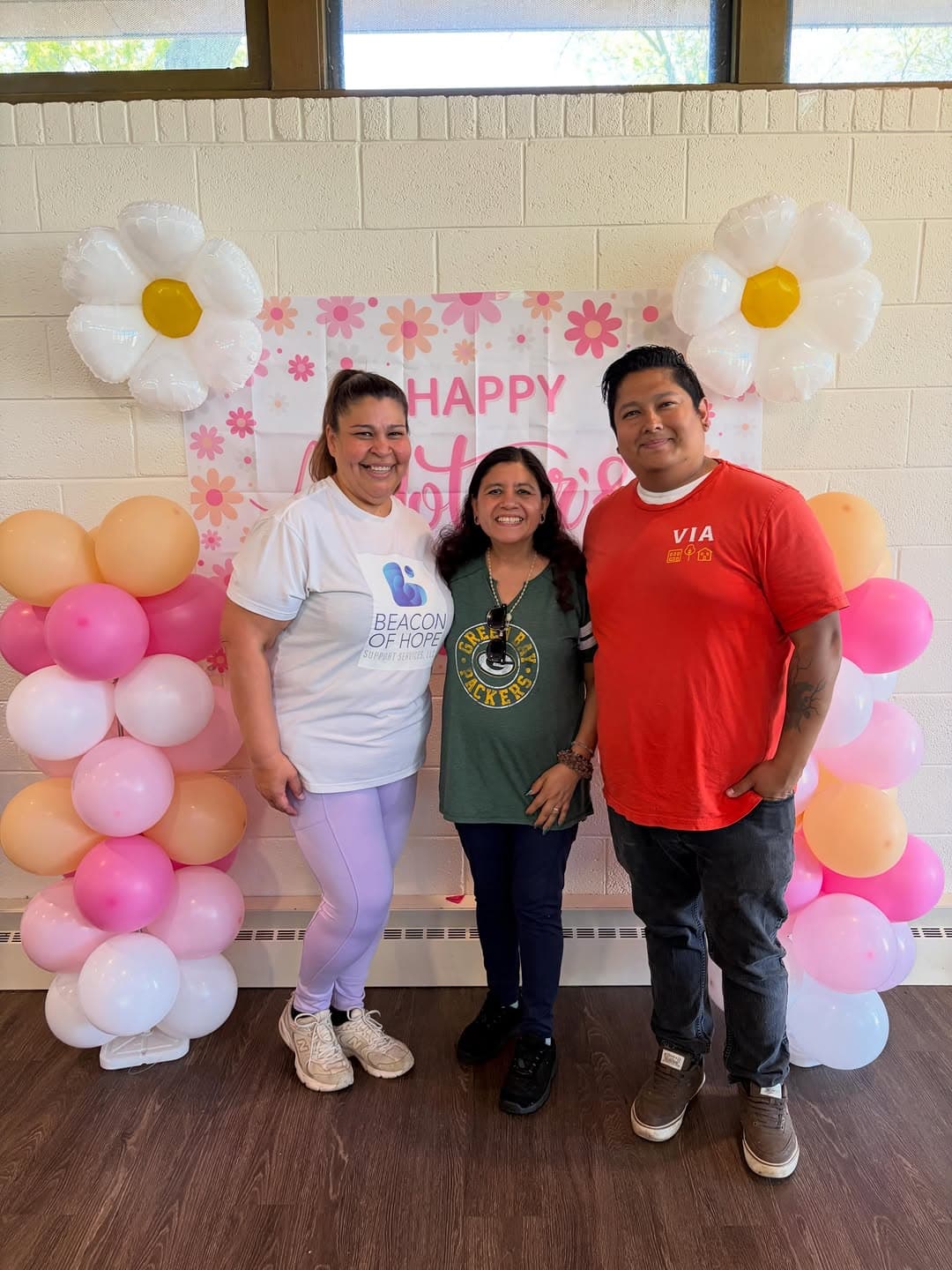 Beacon of Hope team members at a public community celebration.